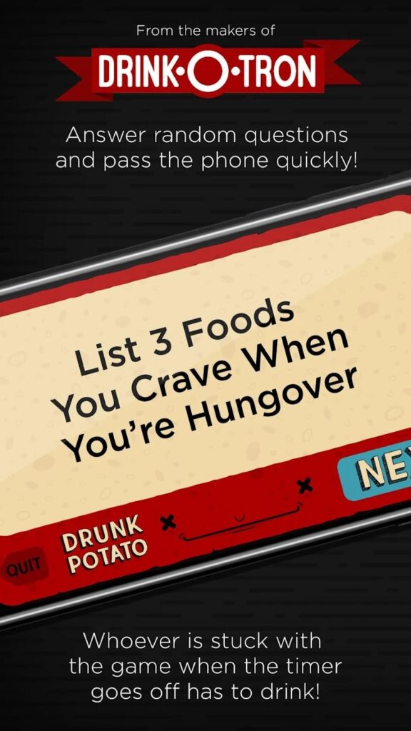 Drunk Potato - Best Drinking Game App